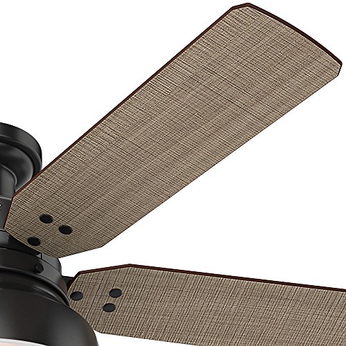 Image of Hunter Mill Valley, Outdoor or Indoor, Ceiling Fan, 52 inch, Matte Black