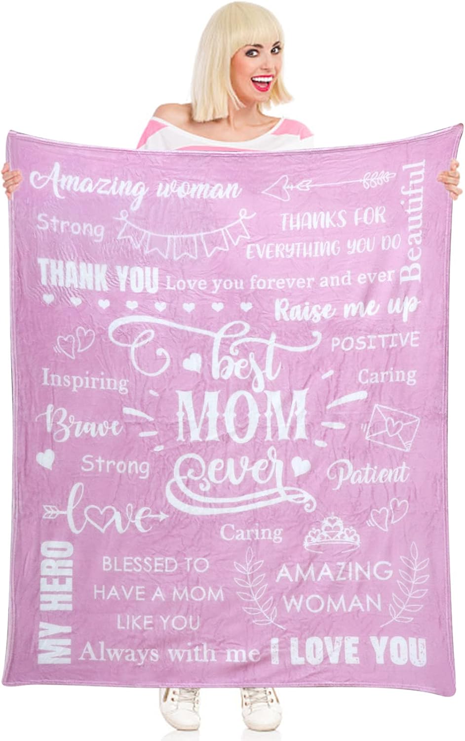 Mothers Day Blanket, Gifts for Mom, Mom Blanket from
