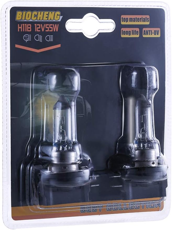 H11B Halogen Headlight Bulb 12V 55W High Performance