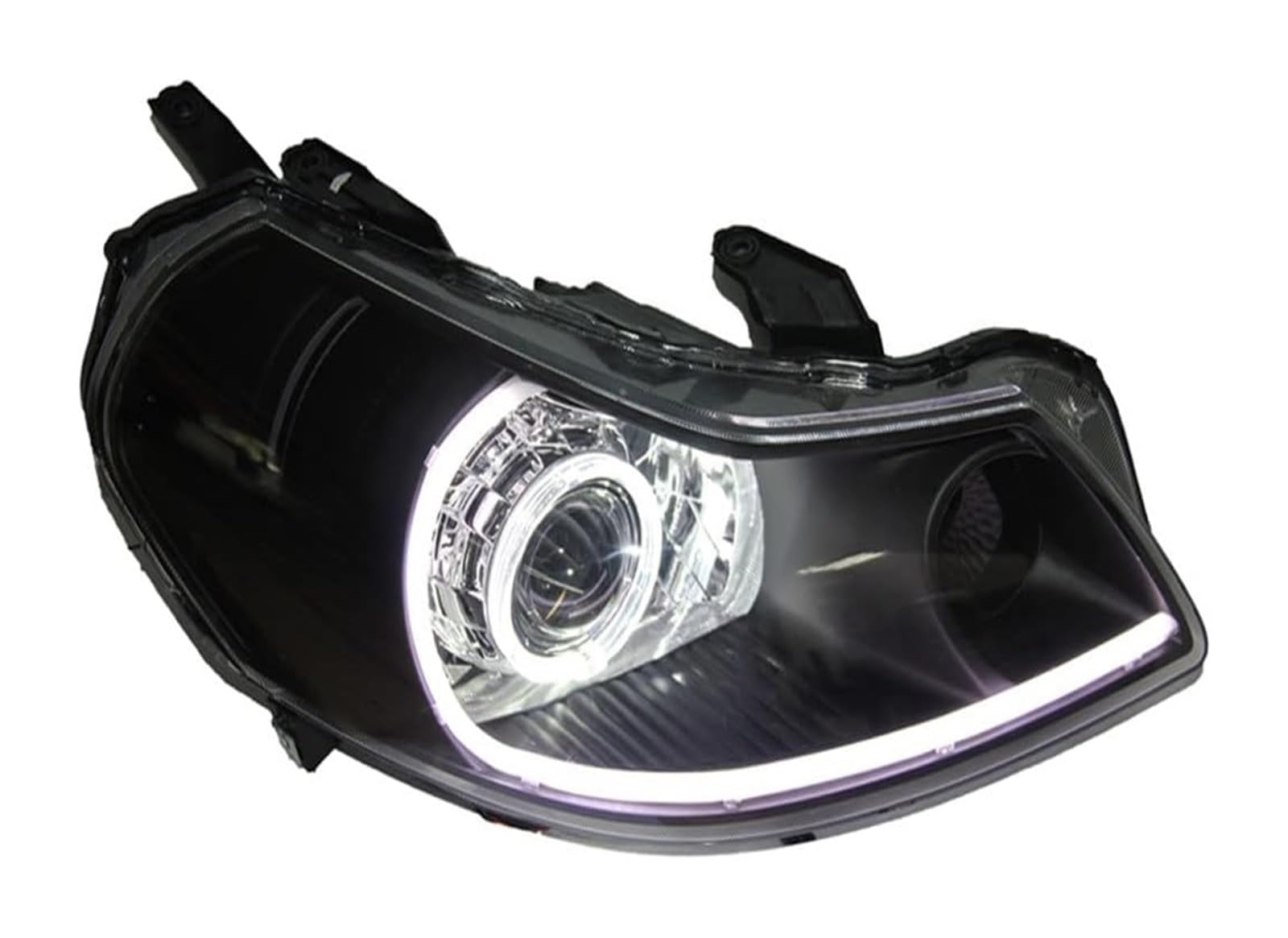 Para Suzuki SX4 Conjunto Faros Delanteros Bi-lens Xenon HID Luz Cruce Carretera Streamer Intermitente Luces Delanteras Señal Giro Espejo(LED headlight)