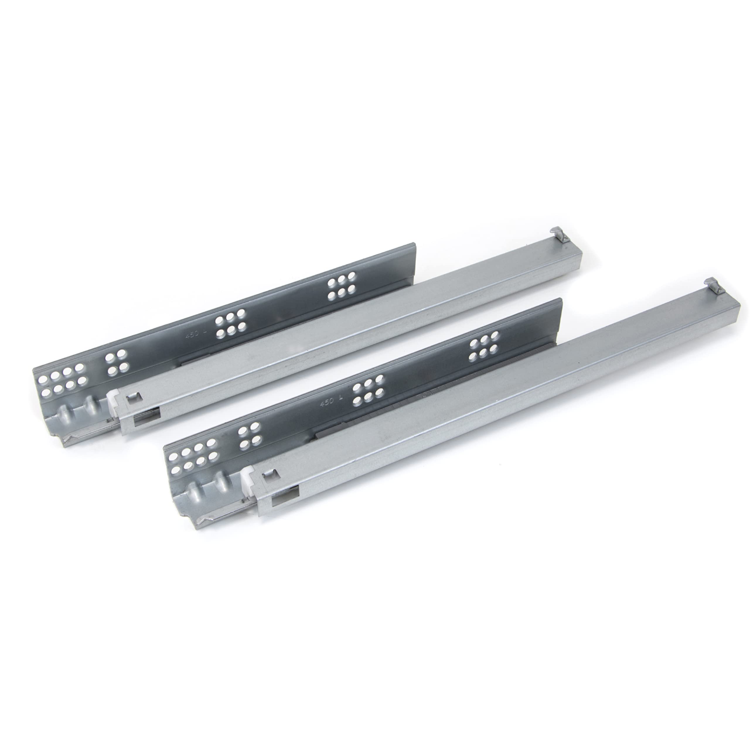 Emuca Botellero lateral extraíble Supra cierre suave Módulo 150mm Pintado gris metalizado Acero
