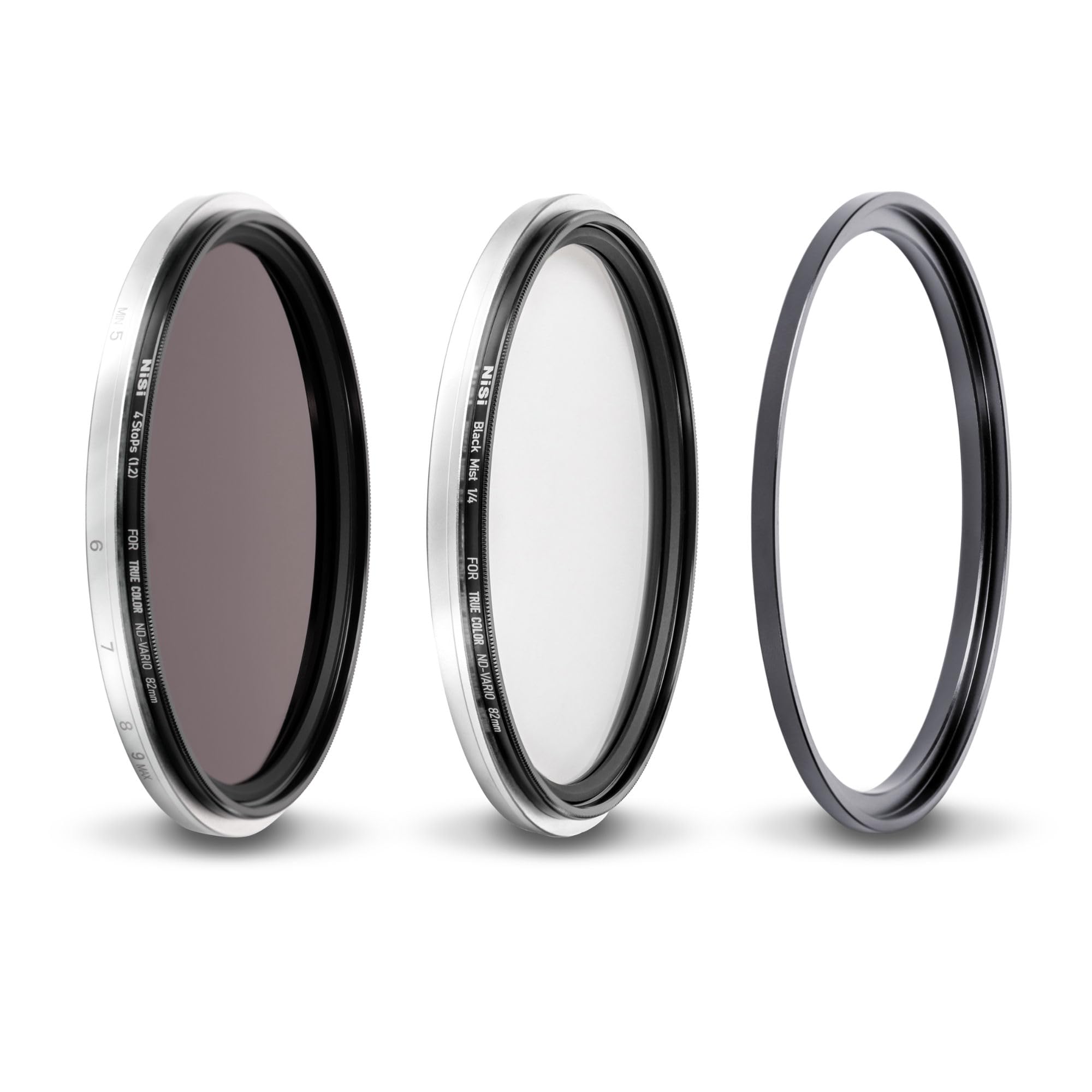 NiSi Swift Add-on Kit 67mm per True Color VND 1-5 Stop | Filtro ND16 (4 Stop) + Filtro Black Mist 1/4 | Sistema Swift da Aggiungere al True Color VND | Non per Uso Singolo | Aggiunge filtri ND a 4 stop e 1/4 di nebbia nera per gamma VND da 5 a 9 stop
