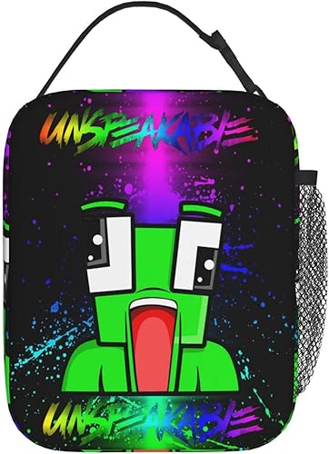 Miniatura 3 de GINGLING Lonchera aislada portátil y espaciosa bolsa reutilizable para adultos para mujeres hombres niños y niñas azul 8 x 4 x 10 pulgadas DFGSD5562