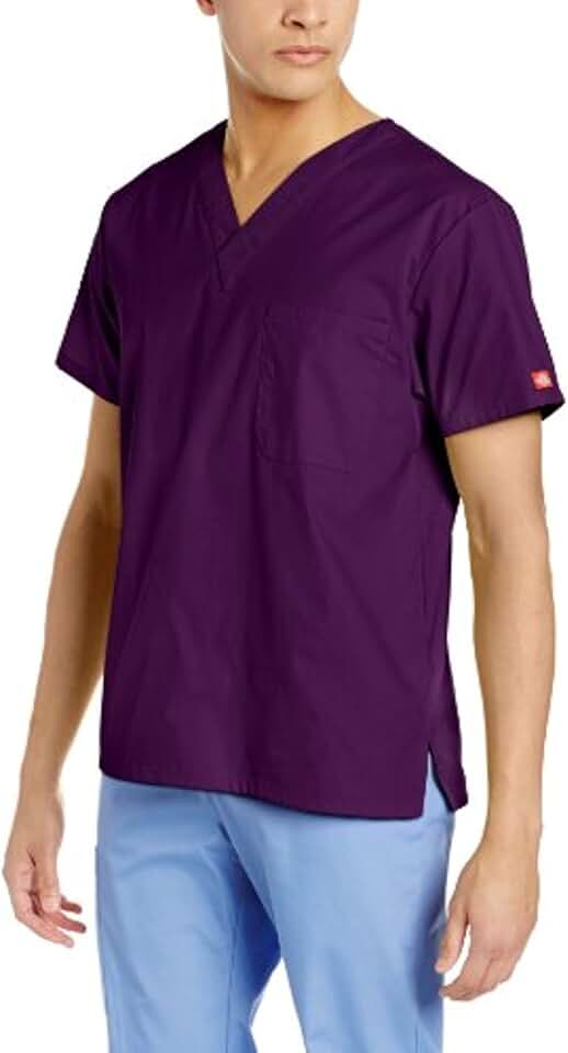 eggplant scrubs for men