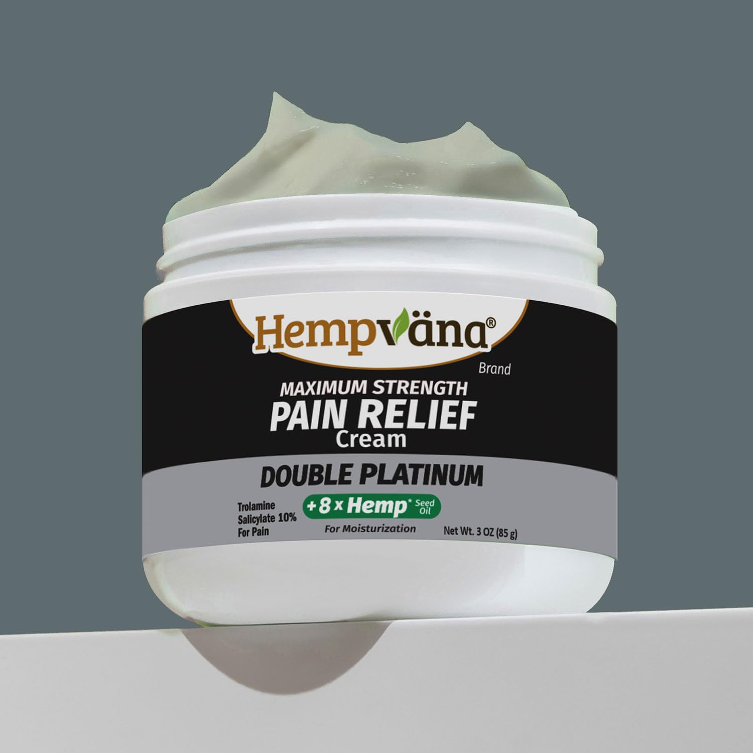 Amazon.com: Hempvana Double Platinum Relief Cream, 8X Hemp, Back