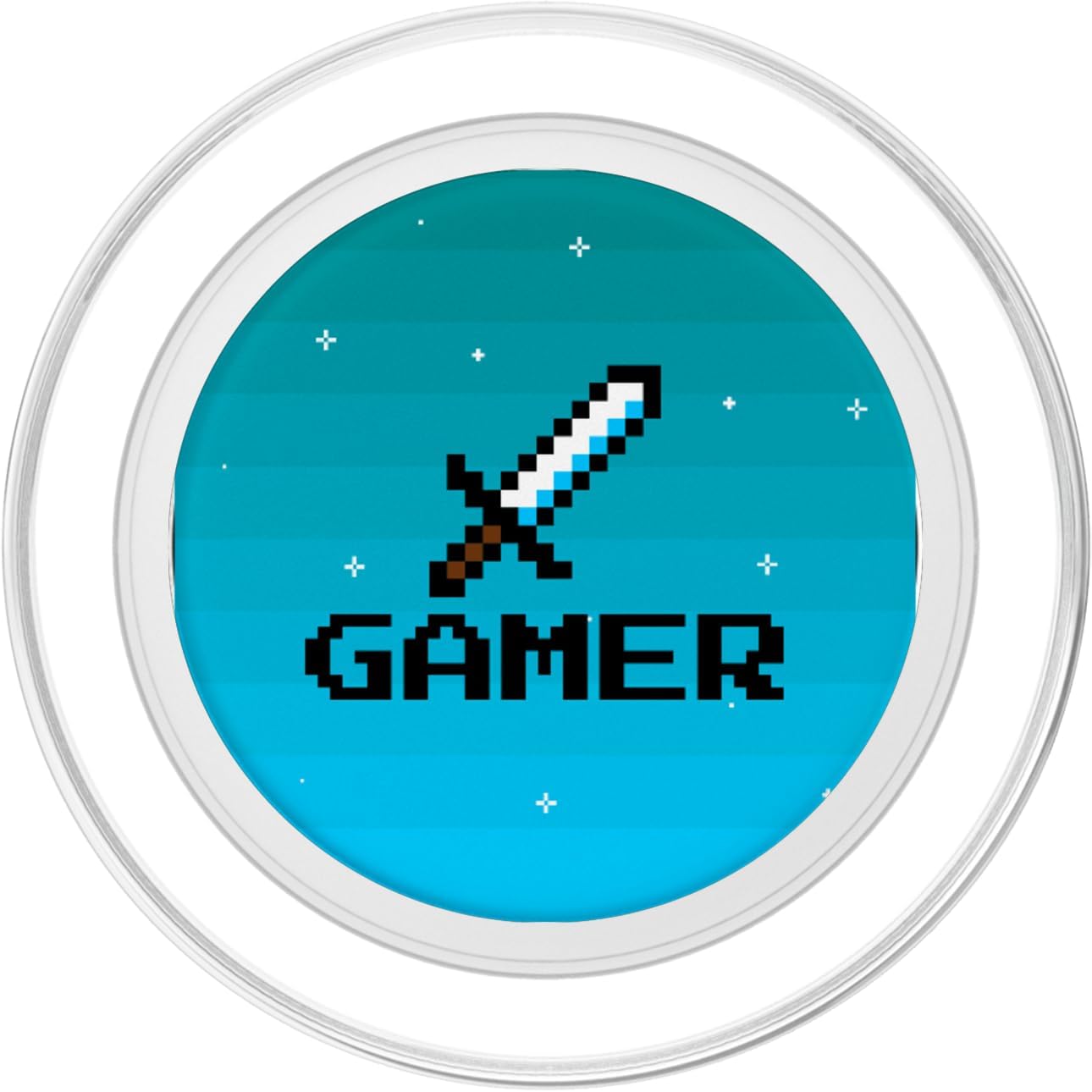 Sword Gamer Gaming PopSockets PopGrip: Swappable Grip for Phones & Tablets PopSockets PopGrip for MagSafe