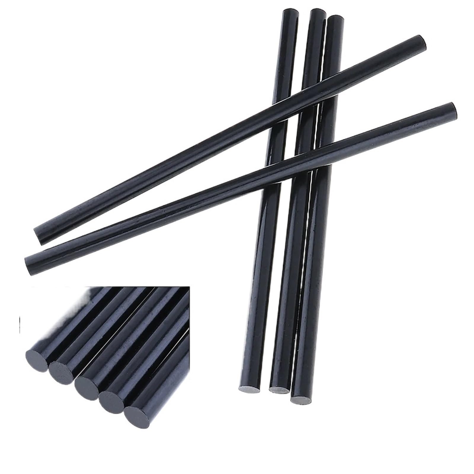 HeißKlebestifte 50 Teile/satz 11mm x 270mm Schwarz Hot Melt Klebestifte Klebstoff DIY Werkzeuge for Reparatur Legierung Zubehör Werkzeug FüR Heimwerken Reparieren