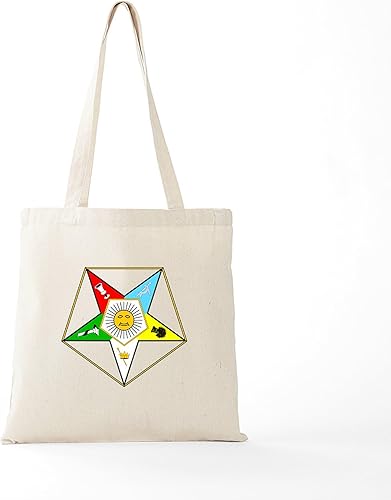 Vista 57 de CafePress Eastern Star - Bolsa reutilizable de lona beige natural