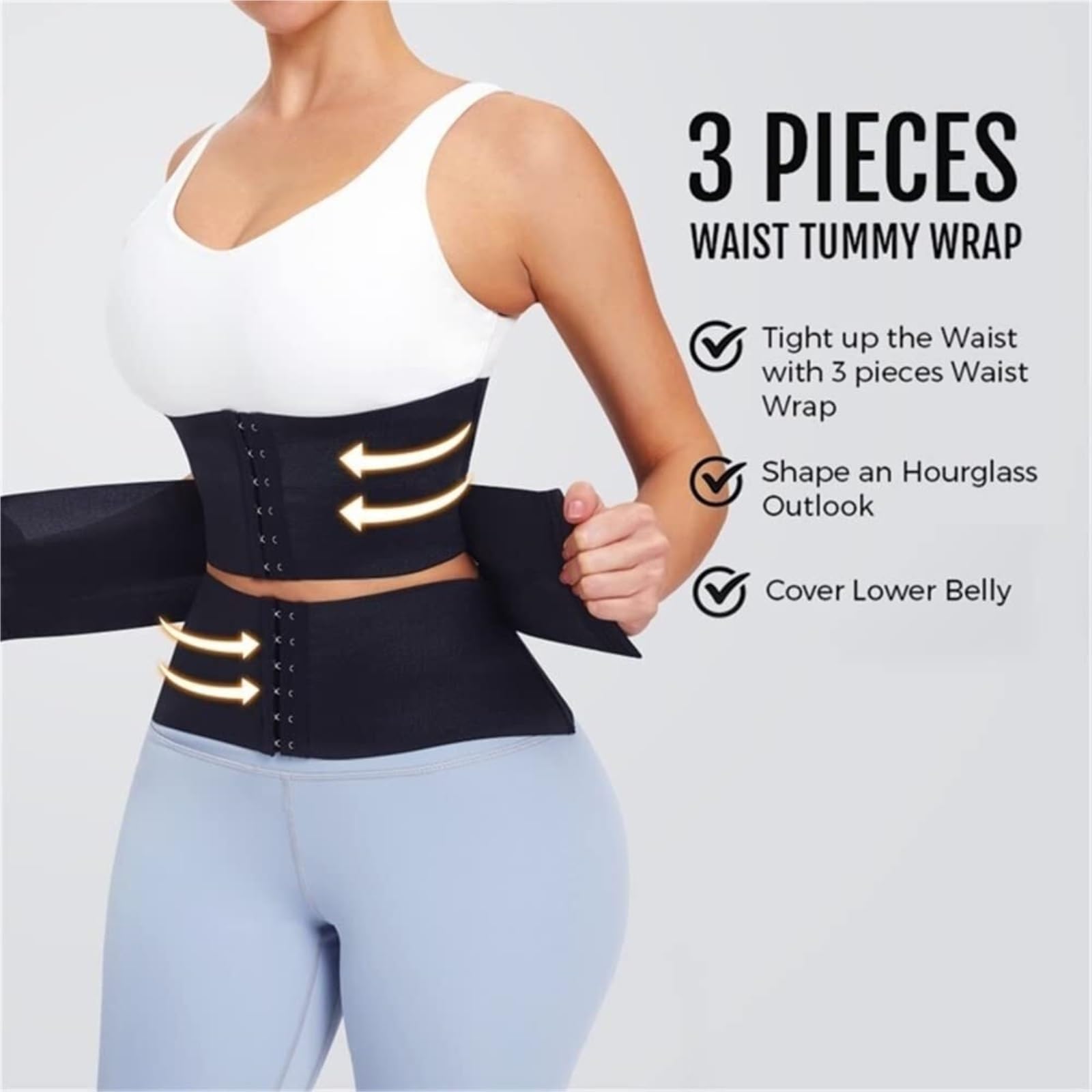 Fascia Lombare Corsetto Per Allenamento Della Vita, Fasce Modellanti, Cintura Di Supporto Lombare, Fascia Addominale, Body Shaper, Tutore Per La Parte Bassa Schiena Supporto Schiena(XXXXXX-Large)