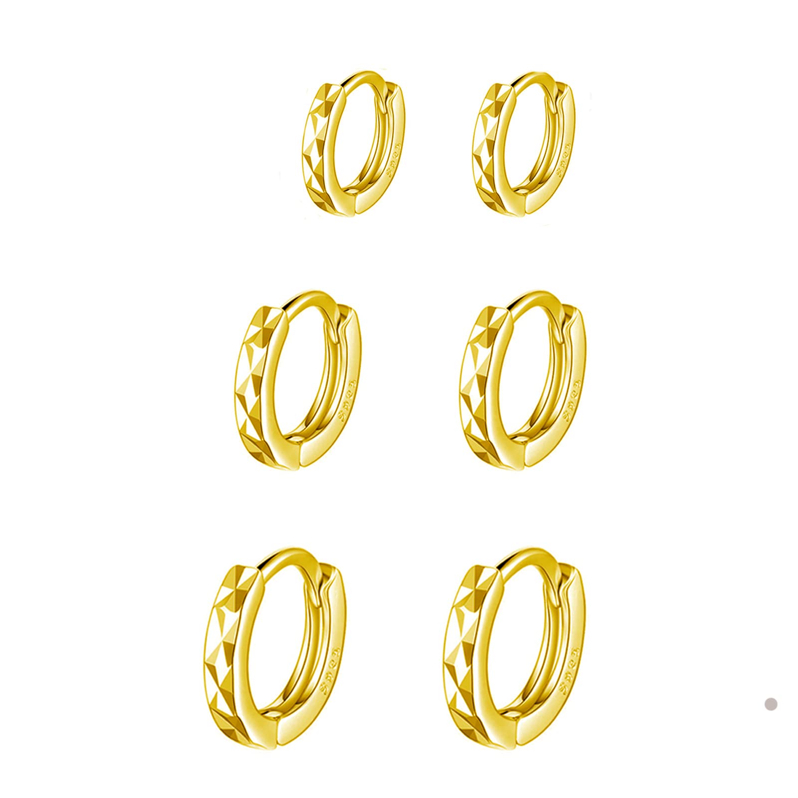Orecchini Donna Argento 925 Orecchini Brillantini Punto Luce,5 Paia Orecchini Aanallergici Donna Set Orecchini Donna Argento per le Donne Ragazze