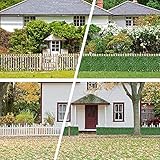 MYOYAY Artificial Ivy Leaf Green Hedge Roll 1m x 3m Screening Panels On Roll Privacy Garden Fence Decorative Artificial Ivy Fence Screen UV Fade Protected for Gardens, Balcony and Terraces - Image 4