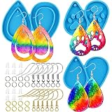 323 Pcs Resin Kits and Molds Complete Set, Resin Earring Mold, Earring Making Kit, Earring Hooks for