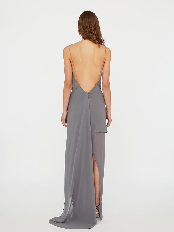 Cowl Hip Slip Dress