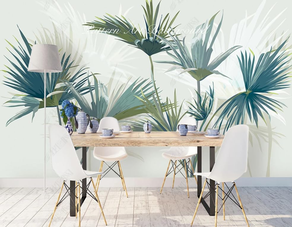 Papier peint intissé palmiers pour transformer votre chambre en jungle tropicale