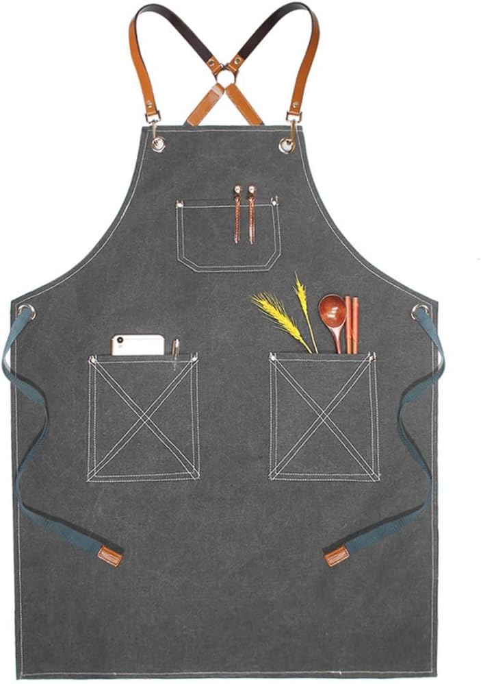 Kitchen Apron Cooking for Woman Men Chef Waiter Cafe Hairdresser Aprons