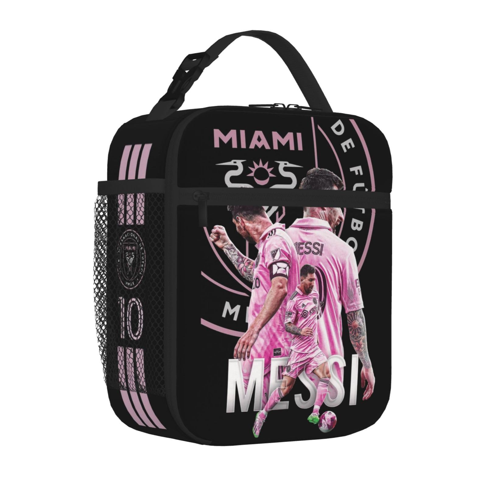 Soccer Lunch Box,Insulated Lunch Box Reusable Lunch Tote Portable Bag for Work,Picnic,Travel,Hiking,Beach or Fishing