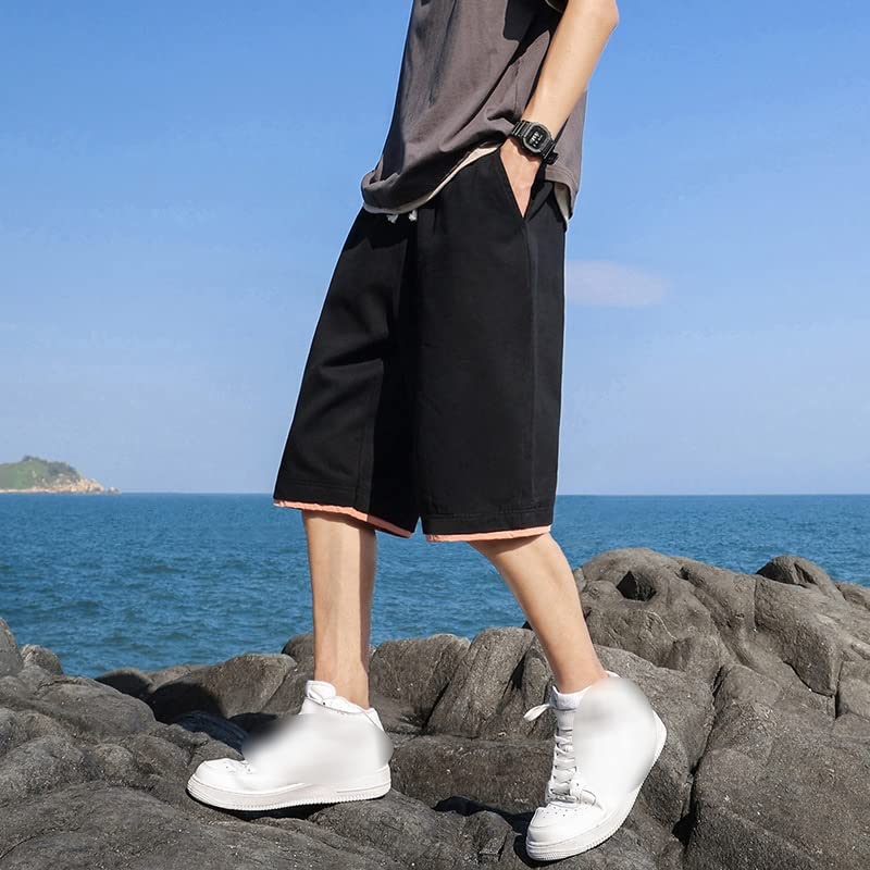 Short en coton et soie de glace pour homme bermuda fluide - 3