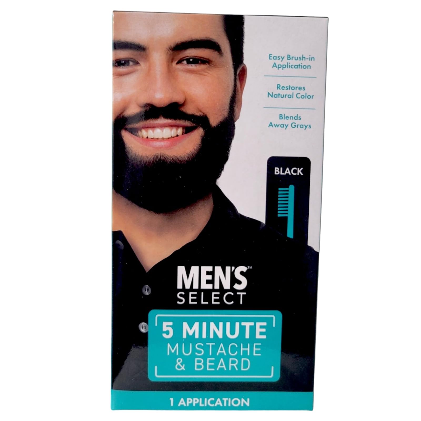 Wholesale MUSTACHE & BEARD COLOR-BLACK #MEN SELECT