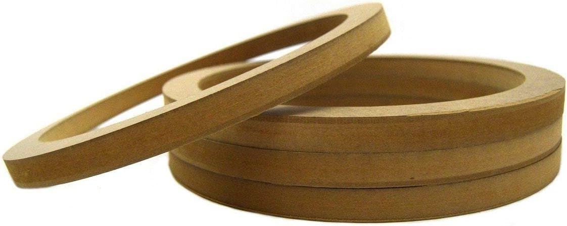 Pipeman's Installation Solution 2 Pair 12" MDF Speaker Ring RING-12R Speaker Mounting Spacer Rings 4 Pack