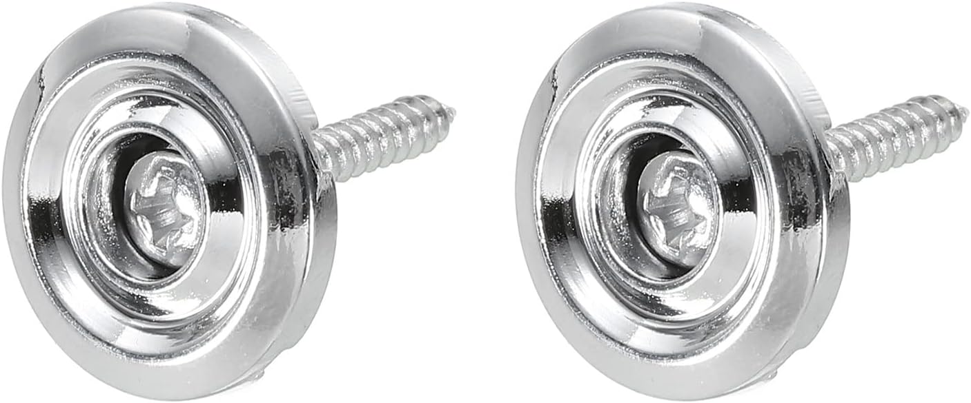 Guitar String Tree Retainer 18.5x8.65mm Silver Tone with Screws for Bass Guitar Hardware Part Accessory 2pcs
