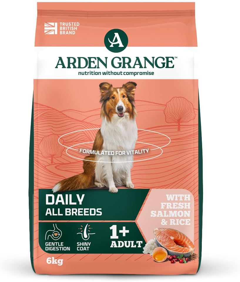 Arden Grange Adult Dog Salmon & Rice 6 Kg, Granule