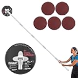 Pole Sander For Drywall, Sanding Pole – 49-93 Inch Manual Hand Drywall Sander with Extension Pole, Perfect for Painting | Complete with 5 Sanding Sheets (60, 100, 180, 240, 320 Grit)