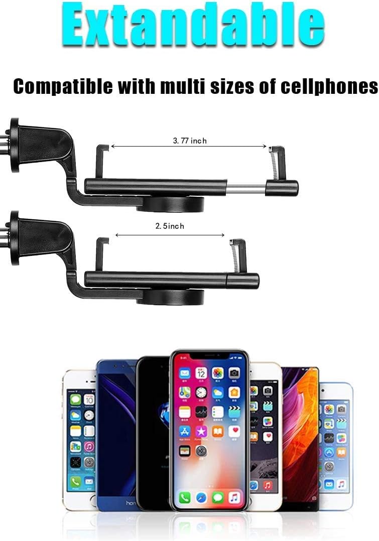 Flash Deals - 40% OFF Selfie Stick Tripod with Removable Wireless Bluetooth Remote Shutter Compatible,Mini Pocket Selfie Stick for iPhone 11/XR/X/8/8P/7/7P/6s/6 Samsung Galaxy S9/8/7 Note 9/8/7 Nubia