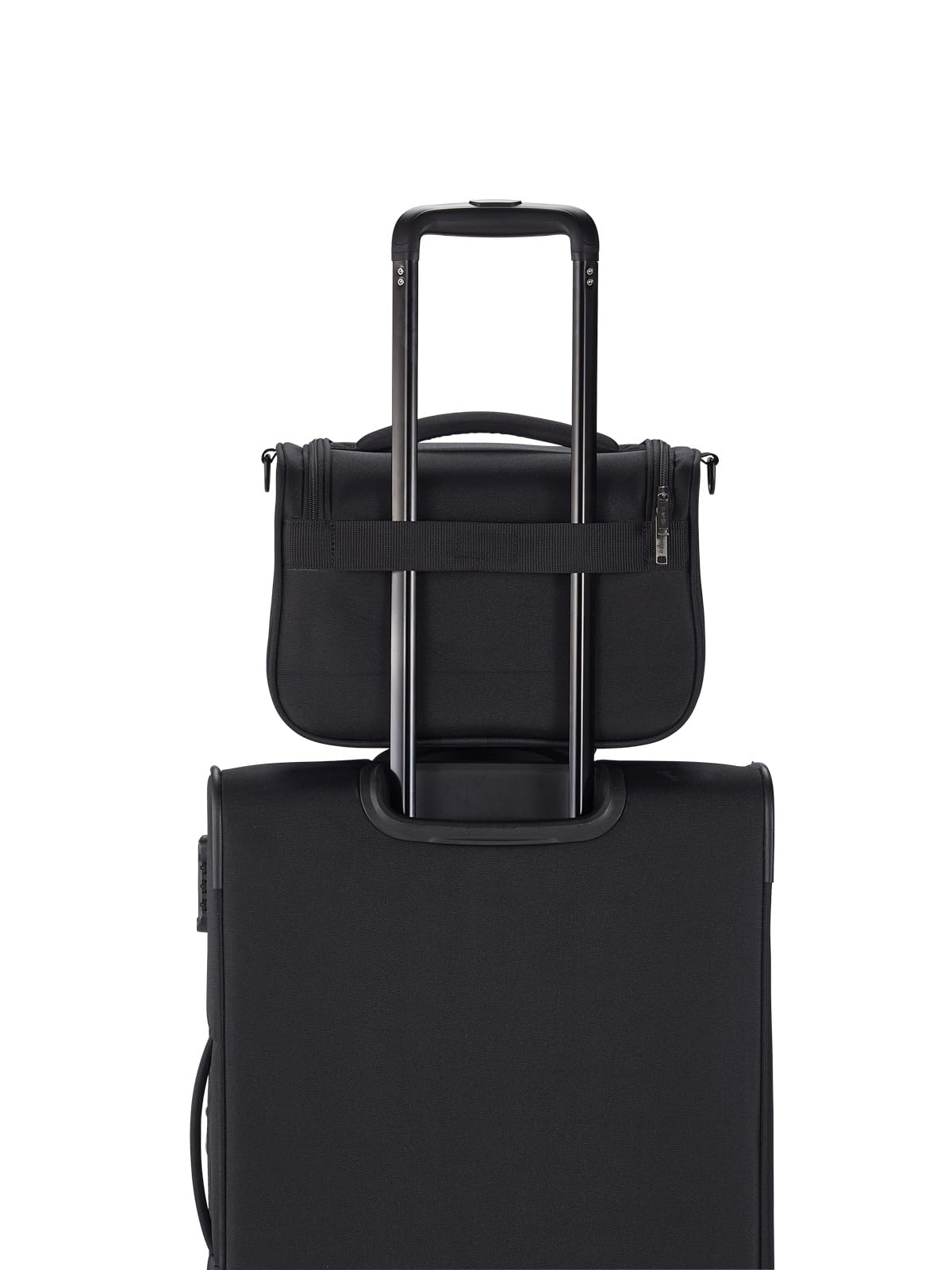Travelite Handgepäck Kulturtasche Weichschale, Serie CHIOS, Beautycase mit Organizer -und Aufsteckfunktion, 33 cm, 12 Liter