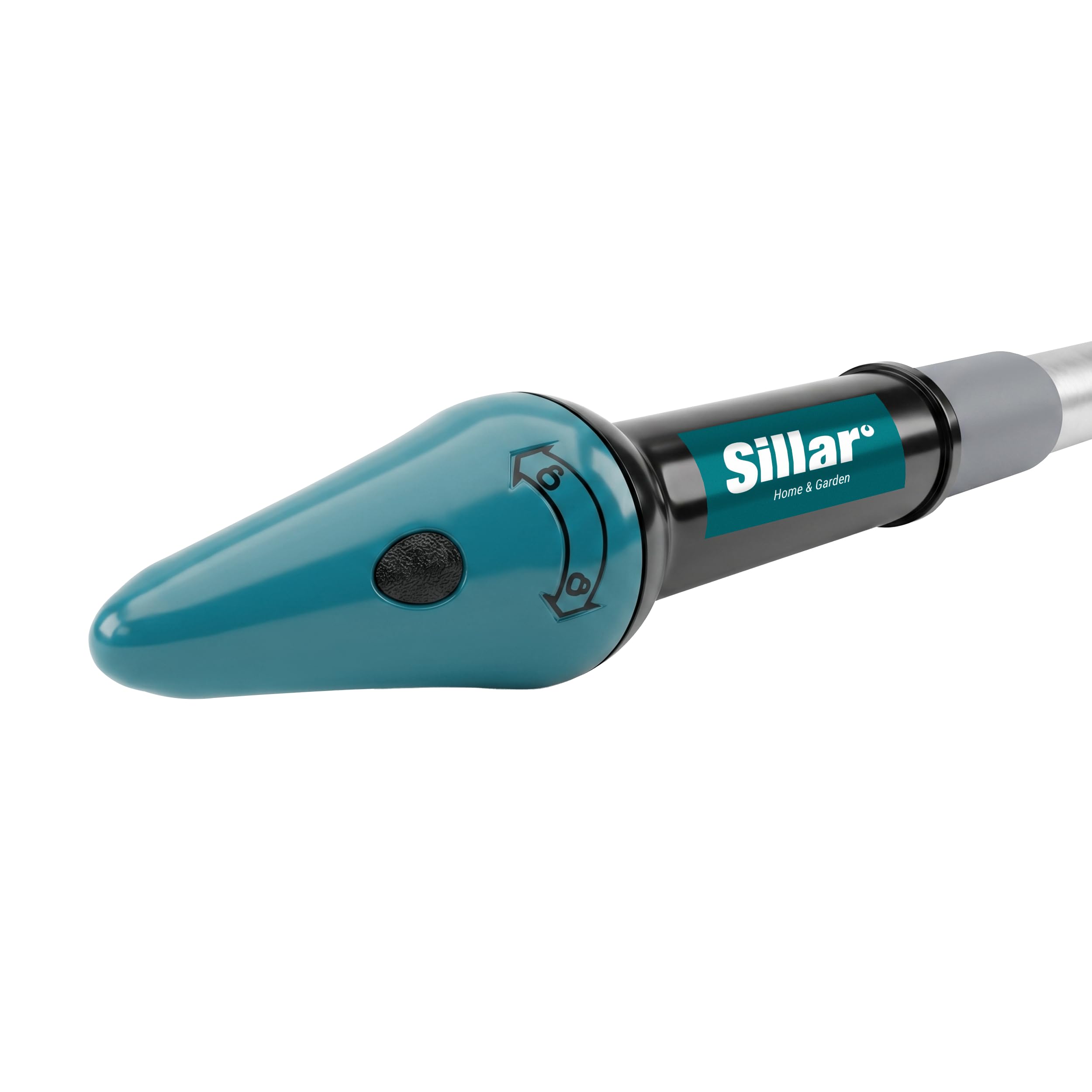 Sillar Désherbeur Manuel Télescopique 99,5–117 cm + Sac de Jardin 50L, Arrache Mauvaise Herbe avec Griffes en Acier & Éjecteur, Arrache Pissenlit pour Pelouse, Jardin et Massifs