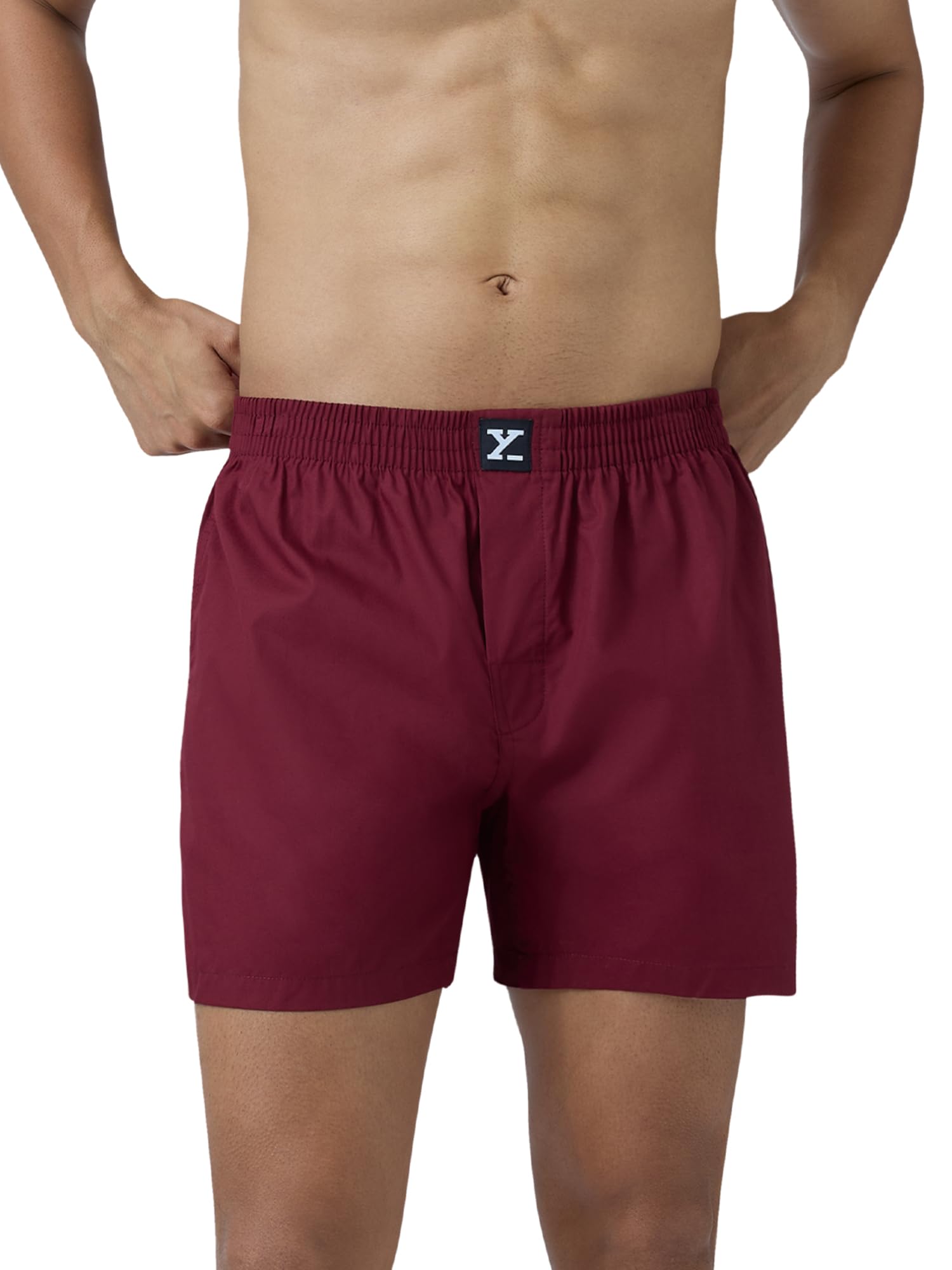 XYXX Men's Super Combed Cotton Regular Fit Inner Boxer with No Mark Waistband & Back Pocket