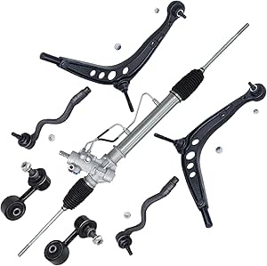 Nifeida 8Pcs Front Suspension Kit Lower Control Arm Bushing Inner Outer Tie Rod Assembly Sway Bar Link Compatible With BMW E46 E85 E86 318i 323i 325i 328i 330i Z4 1999-2008 In - Foto 10