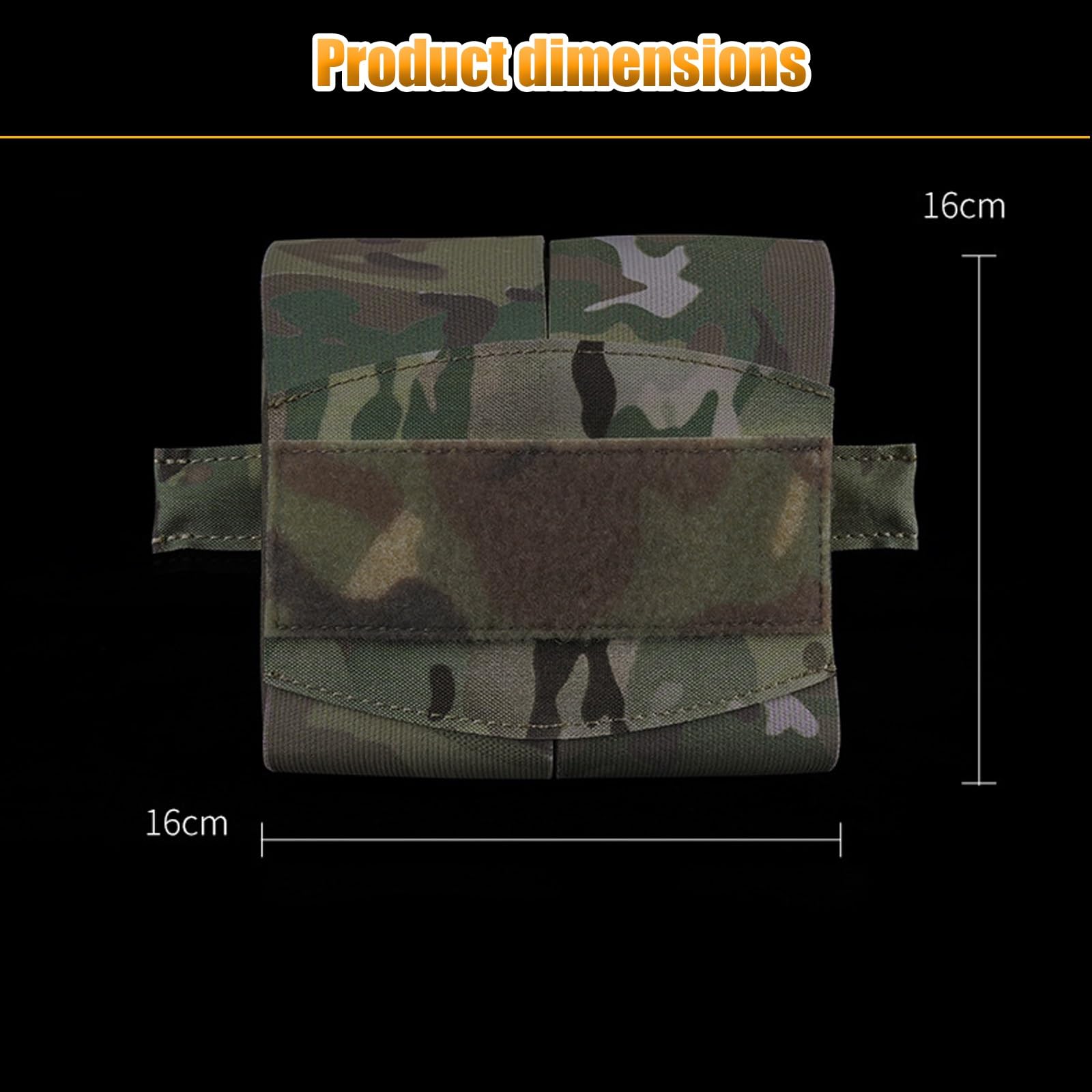 Trousse de Premiers Secours Grand Format, Kit Médical EDC, Pochette Tactique IFAK, pour Ceinture Molle, Sac Banane Équipement pour Airsoft Chasse et Randonnée.