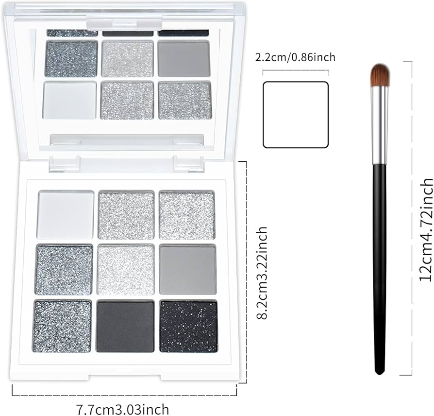 Amazon.co.jp: TAUKIYY 9 色スモーキー メイクアップ アイシャドウ