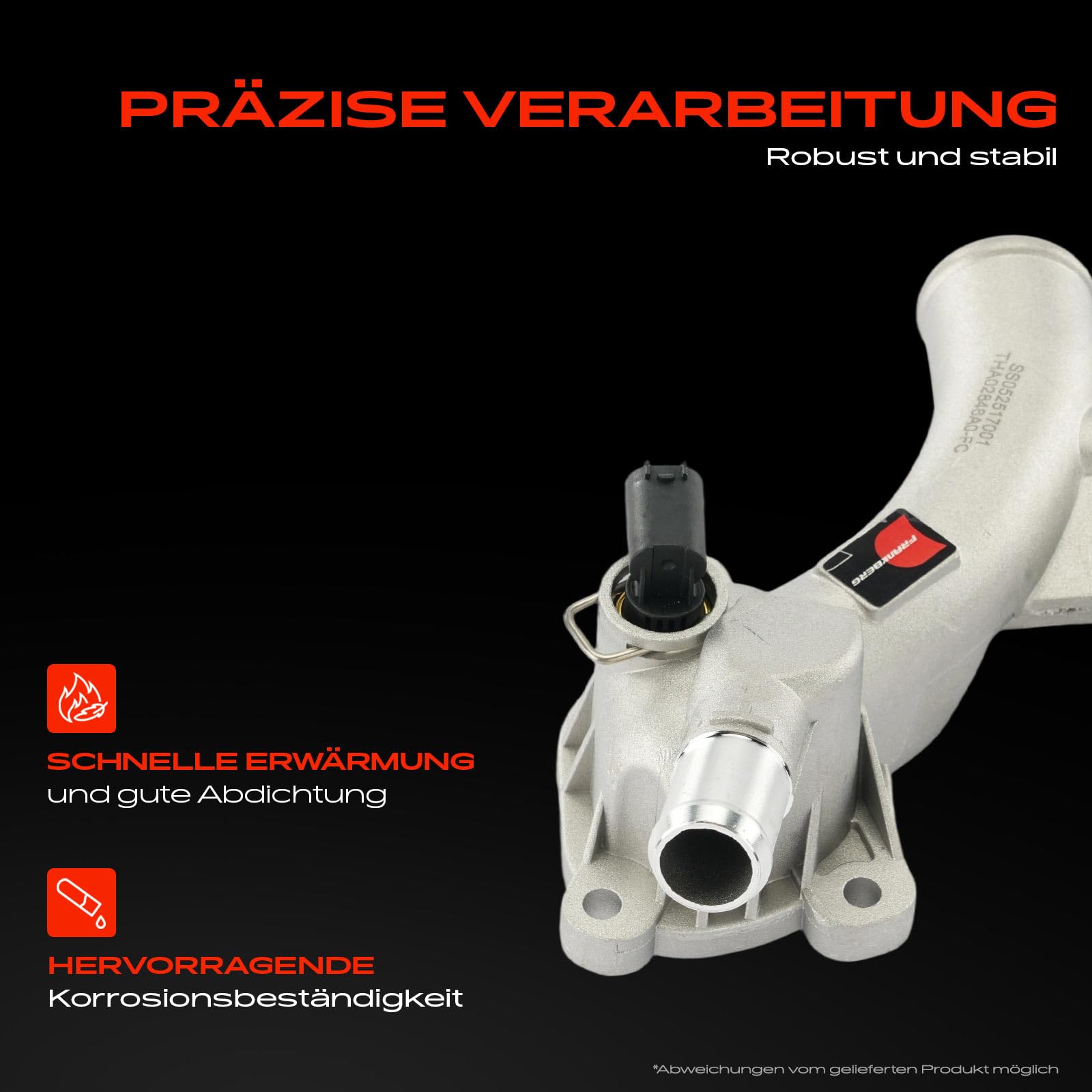 Frankberg 1x Flansz Chłodnicy Kompatybilny z Astra J P10 1.4L 2009-2015 Corsa D S07 1.4L 2012-2014 Insignia A G09 1.4L 2011-2017 Meriva B MPV S10 1.4L 2010-2017 Zamiennik 902-846