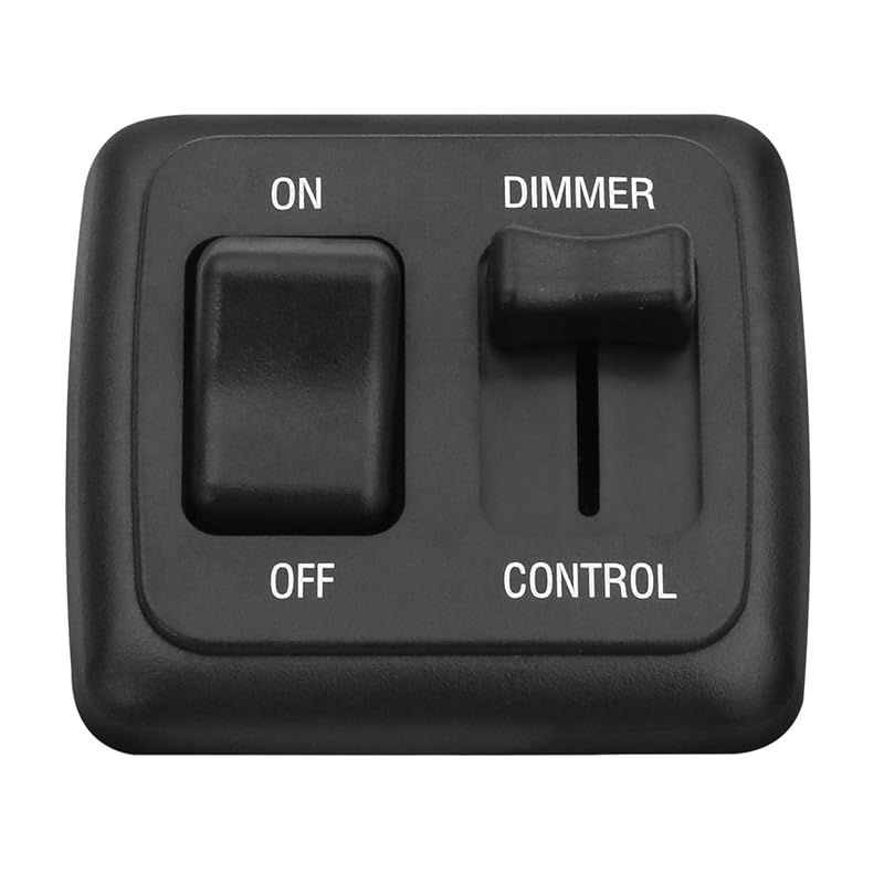 Interruptor dimmer para LED 12 V DC FBULWSEC com acionamento por alavanca – 1 unidade
