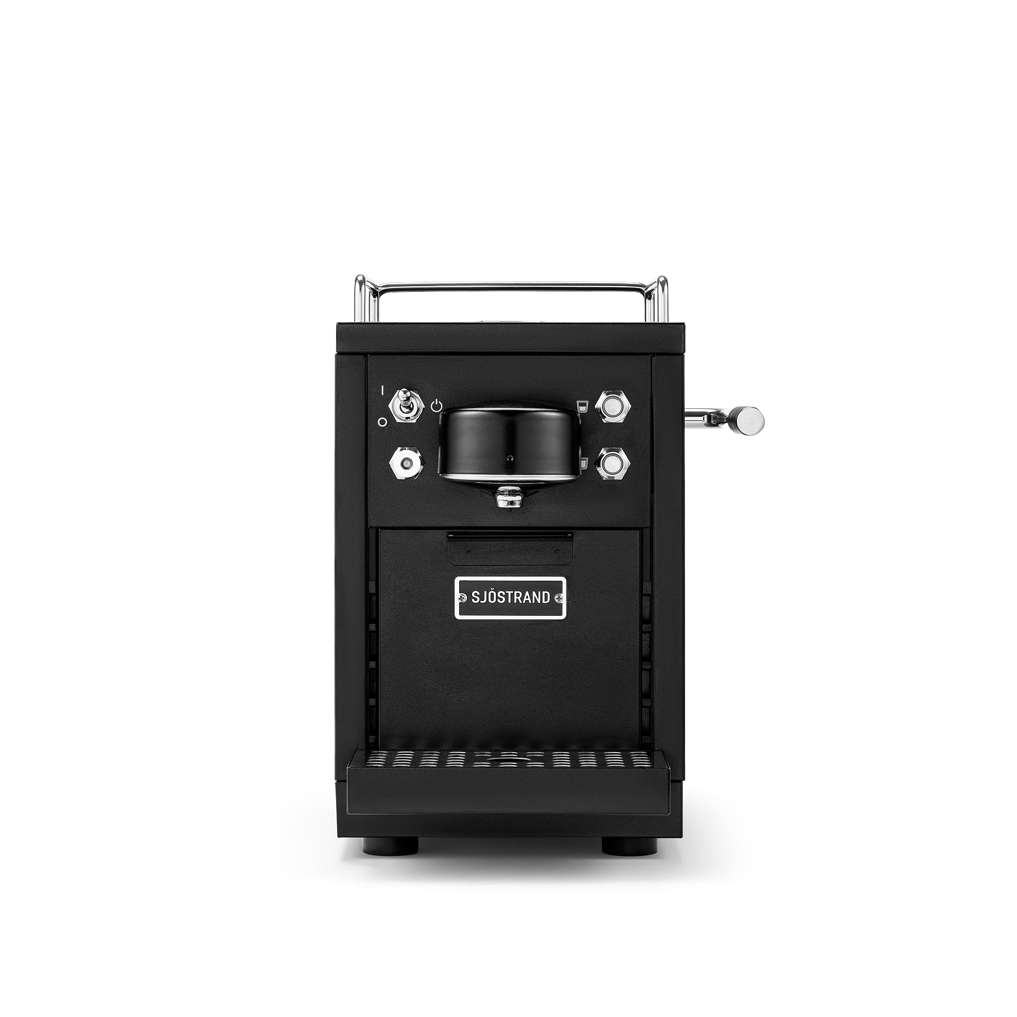 La cafetera Original 2 negra - máquina de cápsulas compatible con Nespresso®, máquina de café espresso de acero inoxidable, diseño escandinavo, duradero, reparable
