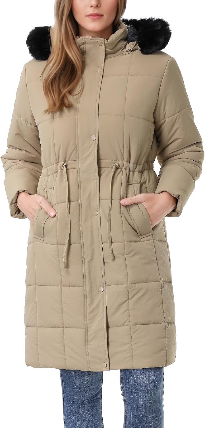 GOLDLADIES Women's Winter Coat Long Waterproof Parka - Warm Snow Winter Jacket for Women, Cold Weather Outerwear - Image 2