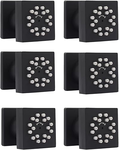 Miniatura 8 de Aerosoles de ducha de 2 funciones Jet de alta presión para montaje en pared, cabezal de ducha cuadrado de latón, boquilla rociadora de ducha de Oro