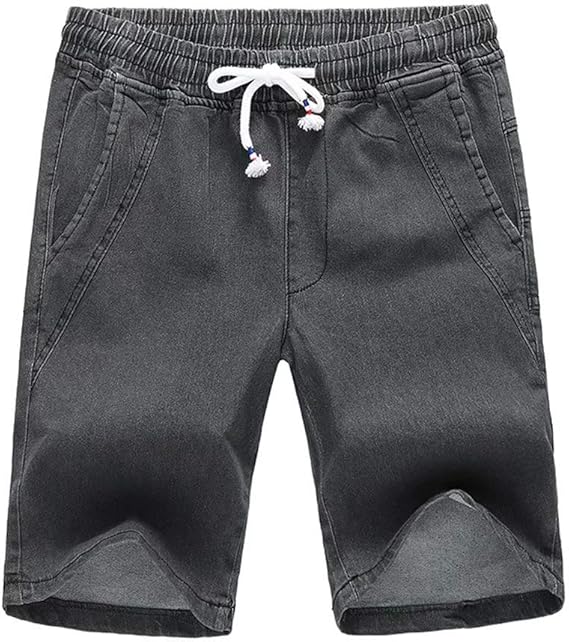 Amazon Tenflow デニムパンツ メンズ ハーフパンツ ショートパンツ ゴム ジーンズ 半ズボン 短パン Gパン 大きいサイズ Hne91 ショートパンツ 通販