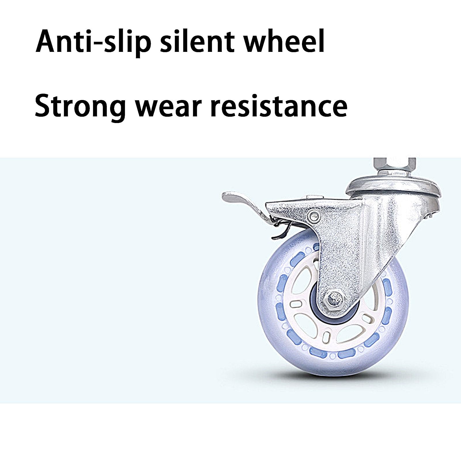 Carrito utilitario con cajones y estantes, carrito médico de acero inoxidable con ruedas silenciosas de 360° para laboratorio, clínica, cocina, salón, almacén