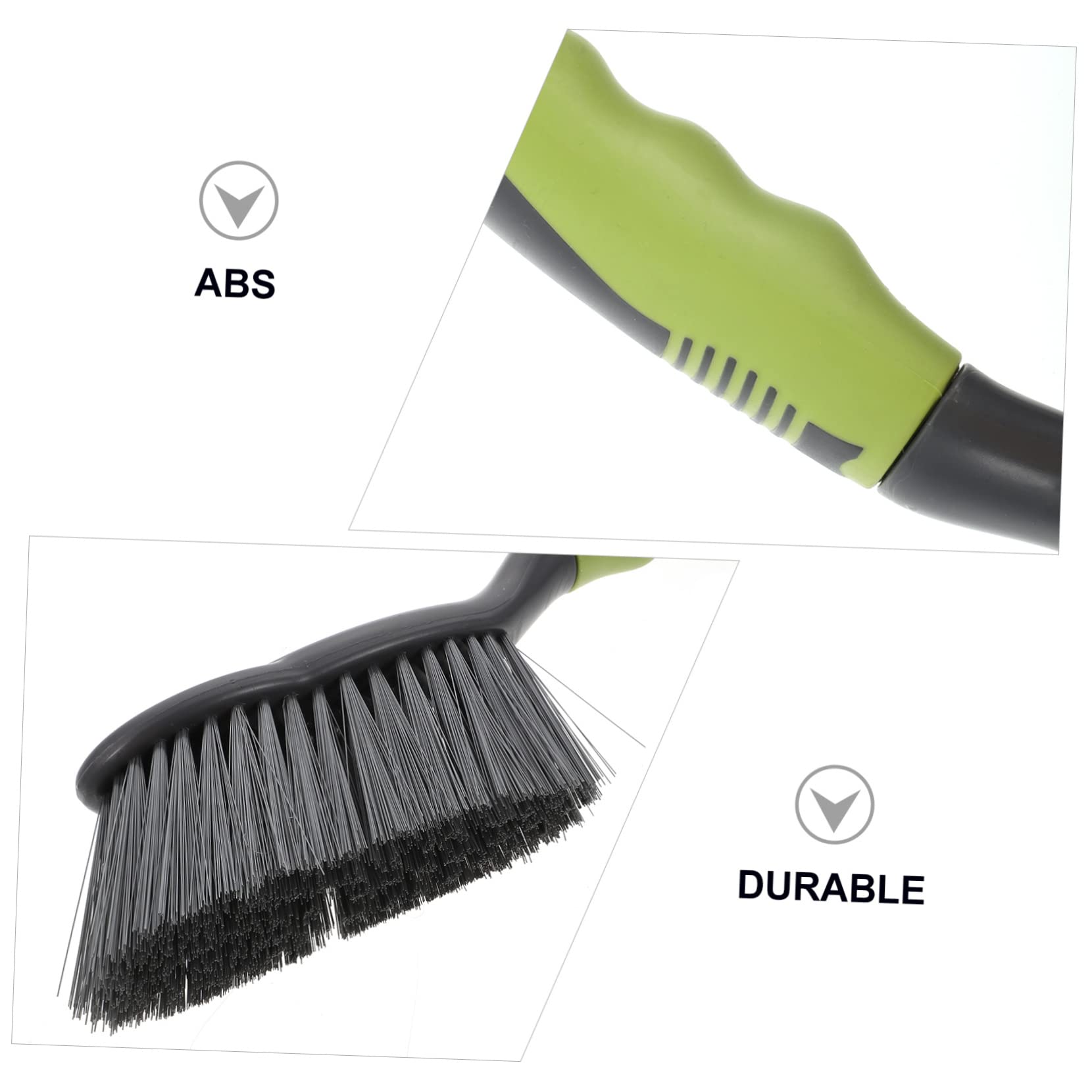 KOMBIUDA 1 Set Desktop Sweeping Set Broom and Dustpan Mini Keyboard Hair Broom Cleaner Broom with Dustpan Computer Cleaner Handheld Broom Screen Cleaner Desktop Cleaning Broom Nylon