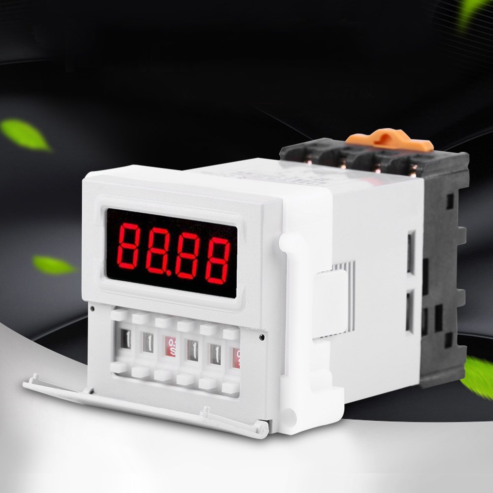 AC/DC Digital LED Time Delay Relay Switch 24240V Delay Timer Relay 0.1S99H ZYS48S Time Switch