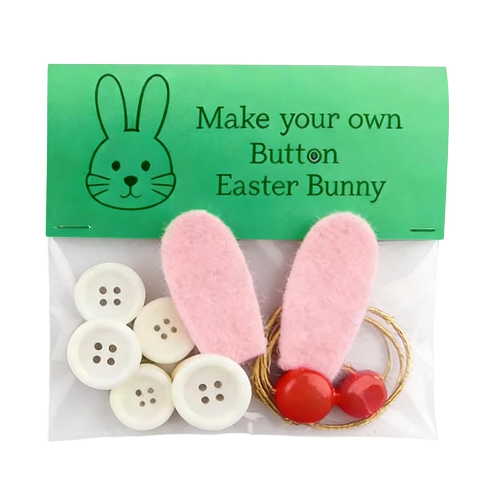 Easter Ornament Set Make Your Own Button Decorations Diys Hanging for Easters Basket Fillers Button Craft Set