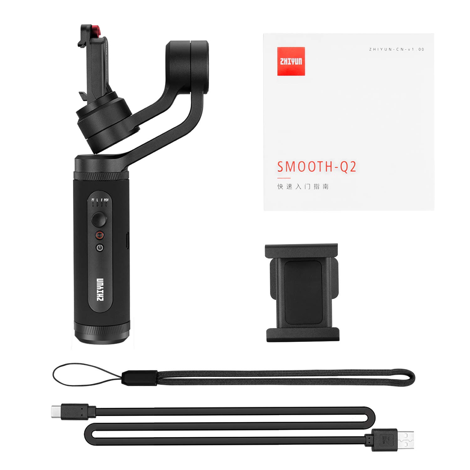 Zhiyun Smooth Q2 スマホスタビライザー Amazon.com: Zhiyun Smooth Q2 3-Axis Handheld Smartphone Gimbal