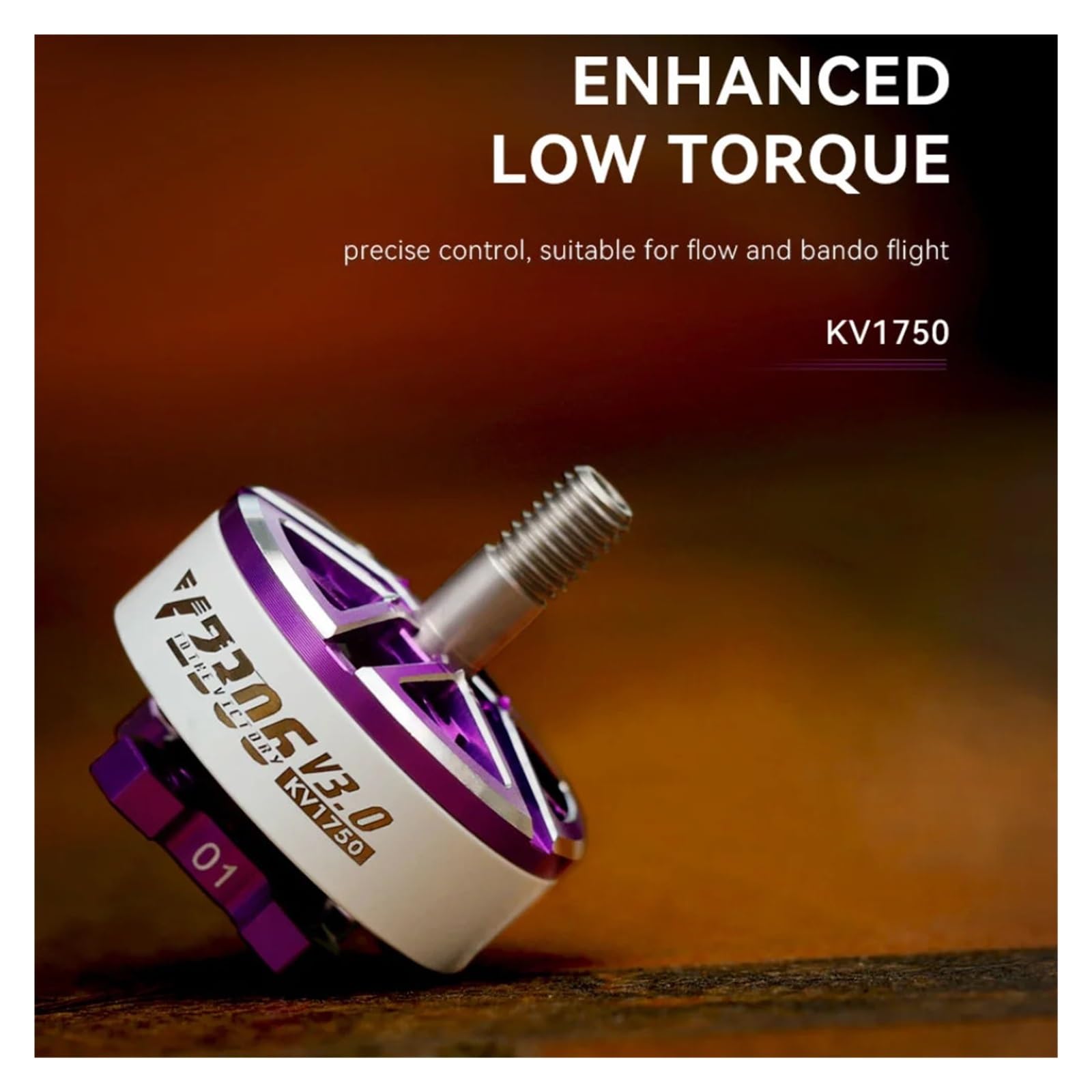 Motore Brushless 2306 2450KV per Drone FPV Freestyle Corsa, 32g Leggero CNC