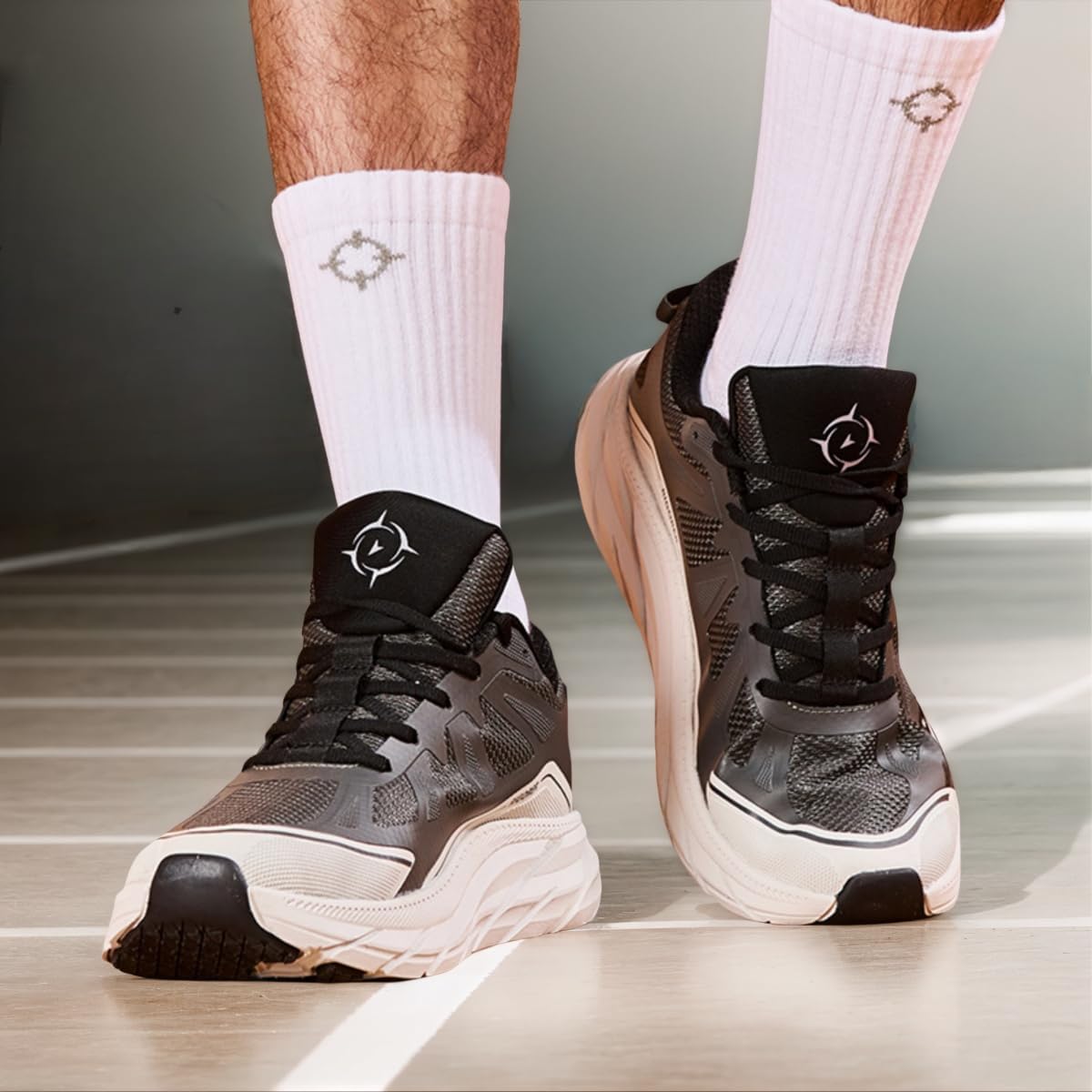 RIGORER RRR Men's Cushion Running & Referee Shoes - Lightweight Athletic Sneakers for Road Running, Daily Trainer, Basketball Officials and Workout Gym Sports - Image 2