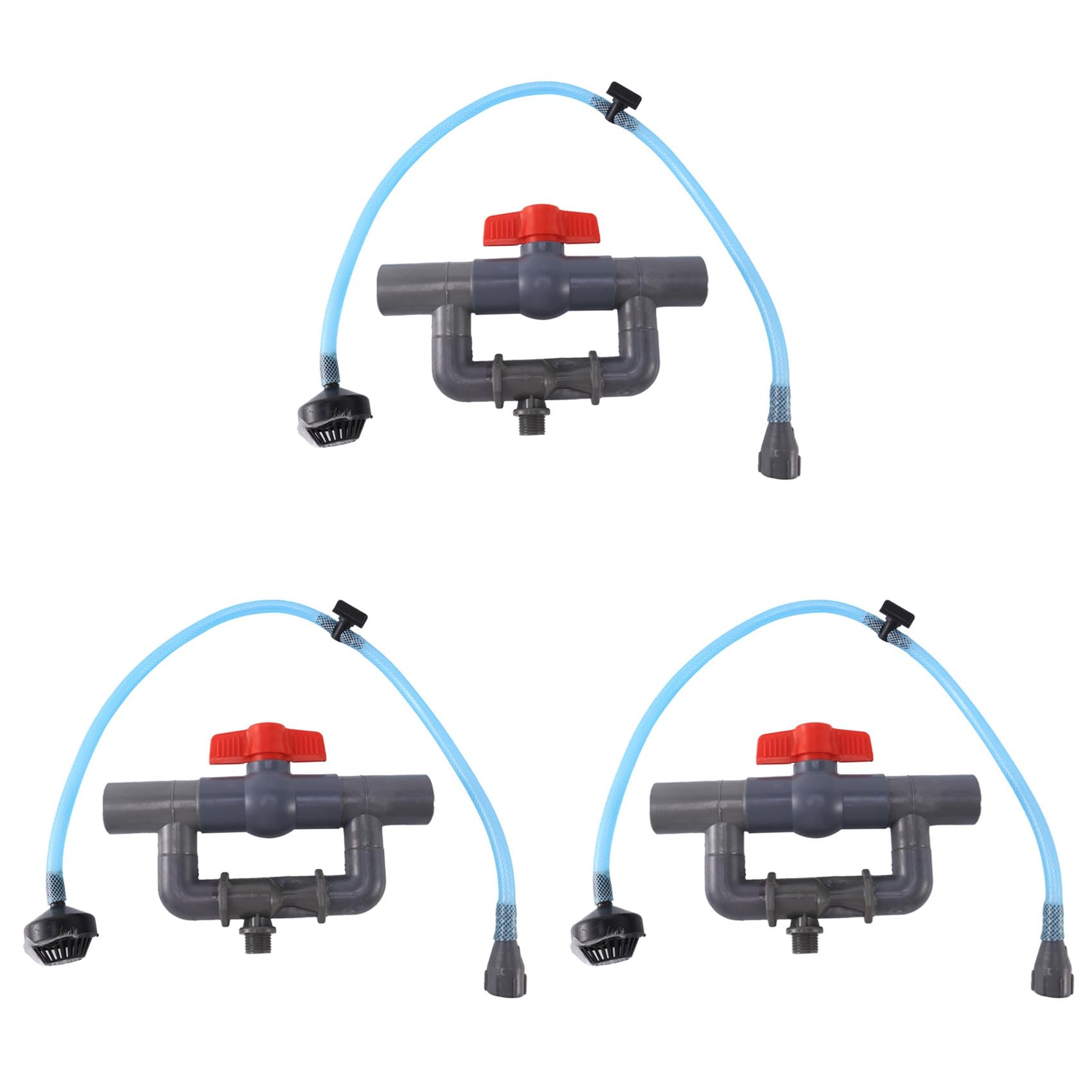 Jnchdghwa Women's Gray & Red 3 Set Venturi Fertilization System Agricultural Irrigation And Plant Orchard Crop Spraying Tube Connector