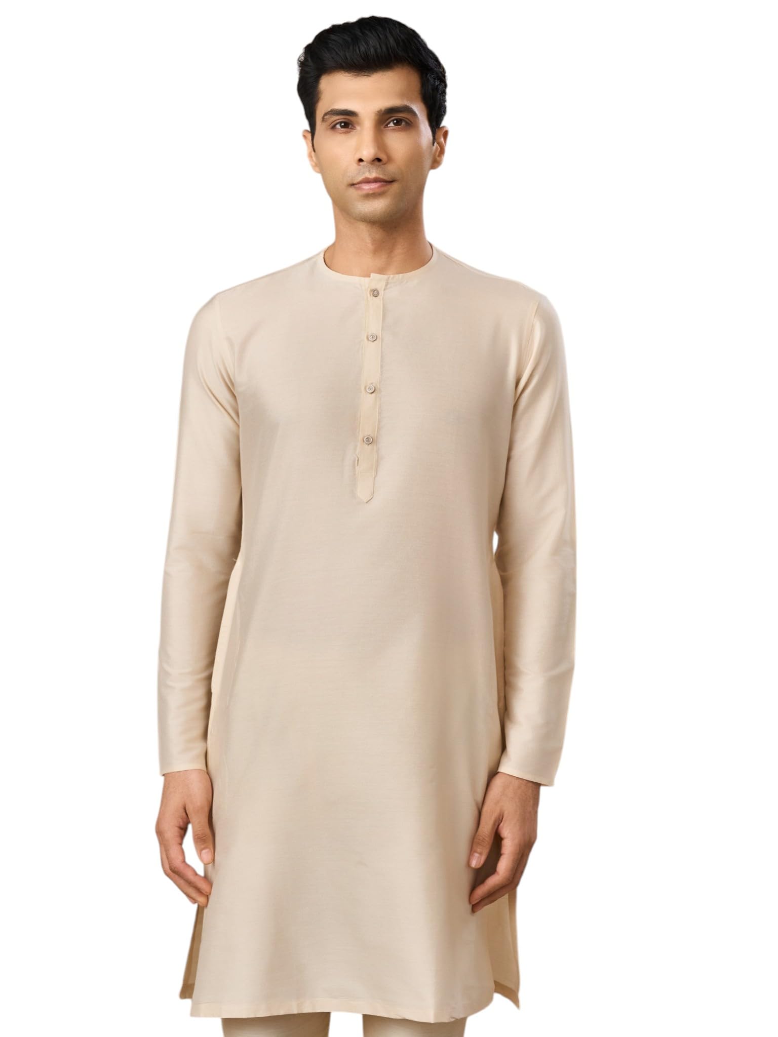 Men's Viscose Blend Long Kurta (1pc)-image-32