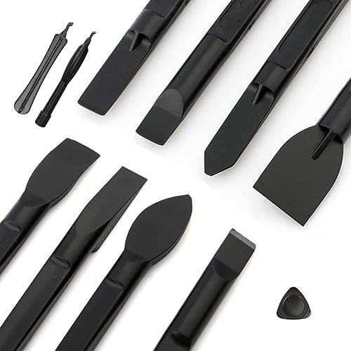 Miniatura 4 de Juego de herramientas de apertura de plástico antiestático de 15 piezas, adecuado para cualquier pantalla táctil o estuche, raspador de limpieza,