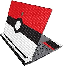 MIGHTY SKINS MightySkins Carbon Fiber Skin for Alienware M17 R3 (2020) & M17 R4 (2021) - Battle Ball | Durable Textured Carbon Fiber Finish | Easy to Apply and Change Style | Made in The USA